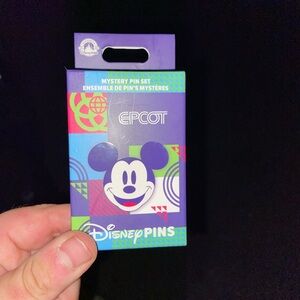 2025 Disney EPCOT Mystery Pin Set NEW Sealed Box Of 2 Pins BNWT